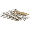 IMPERIA Tris Gli Speciali ravioli mould set with rolling pin