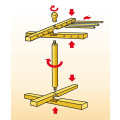 IMPERIA Stendipasta wood pasta drying rack