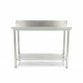 GAMMO stainless work table with backsplash 1200x600
