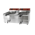 GAMMO double electric fryer with drain tap 16+16 liter 5+5 kW
