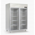 GAMMO industrial freezer with double glass doors 1300 liter