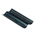 Baguette baking tin, perforated 380x160mm - for 2 baguettes