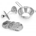 GAMMO manual food mill with 3 inserts - 190mm