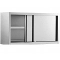 GAMMO stainless steel wall cabinet - with sliding doors - 1200x400x670mm