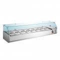 GAMMO countertop refrigerated display 180cm - 8xGN1/3