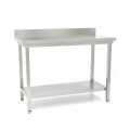 GAMMO stainless work table with backsplash 800x700