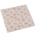 Grease proof paper bag - 2 sides open - 140x140 mm - 200pcs/box