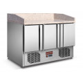 GAMMO 3-door pizza counter with granite worktop