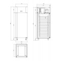 GAMMO pastry refrigerator 600 litres