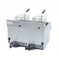 MAXIMA 2x8 liters induction fryer with drain tap DEMO
