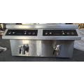 MAXIMA 2x8 liters induction fryer with drain tap DEMO