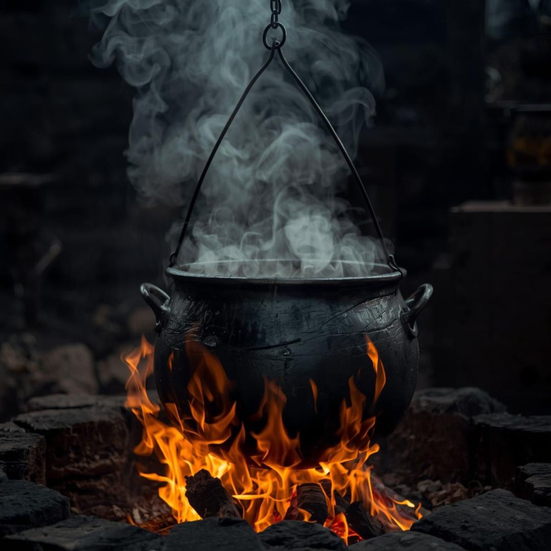 The soul of summer: grilling and cooking in cauldron