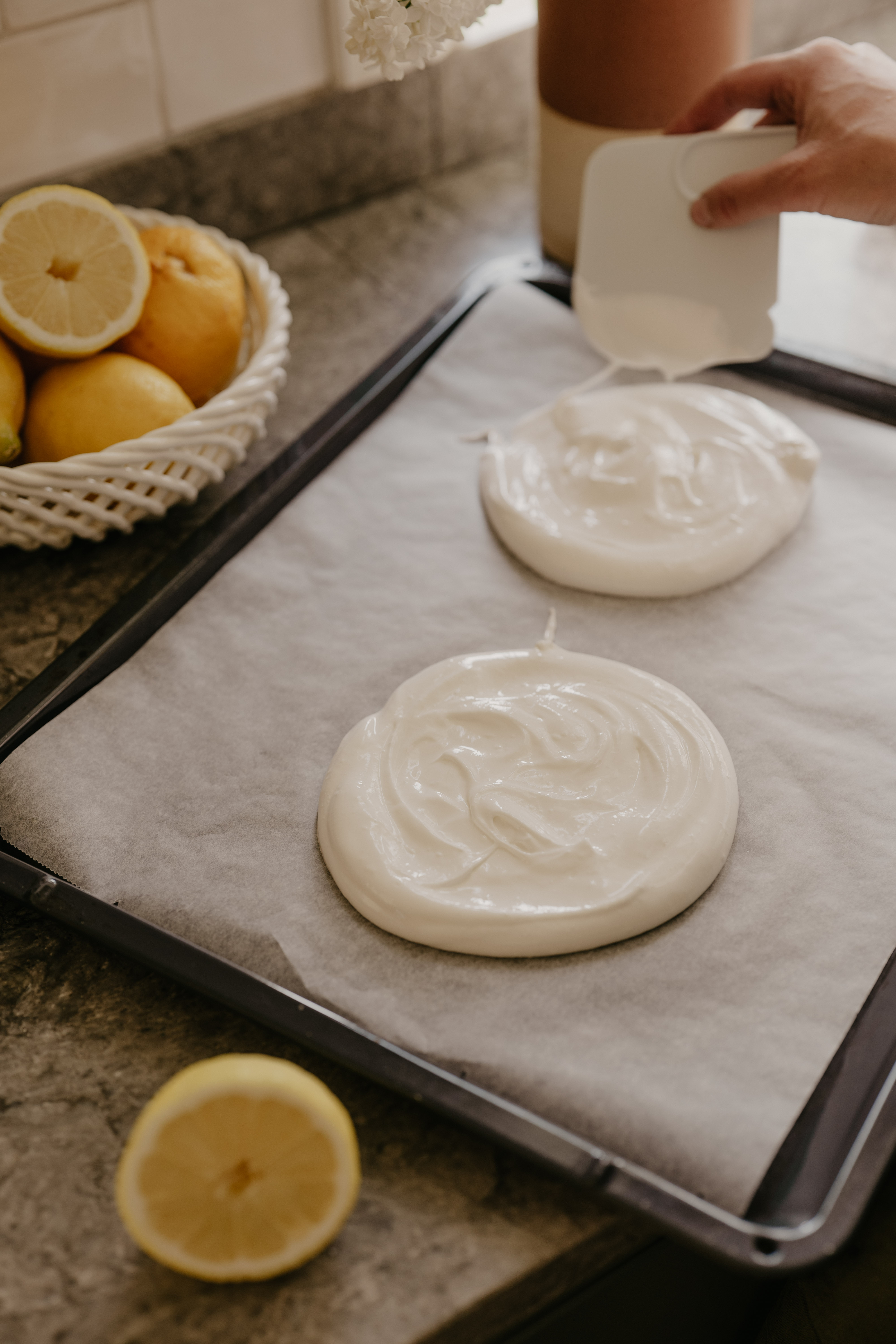 Mini lemon meringue cake with recipe video