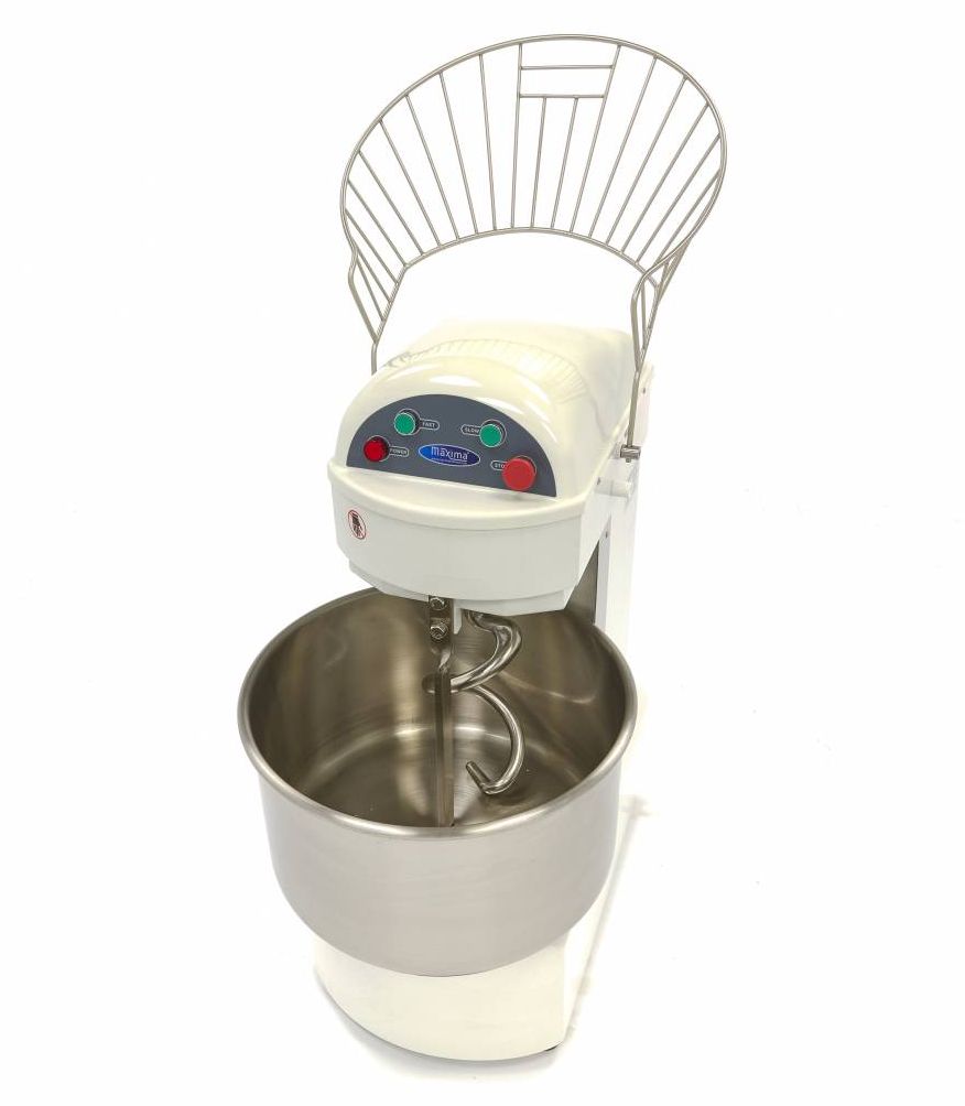 Professional dough mixer with spiral arm, with powerfull motor and 2 speeds
