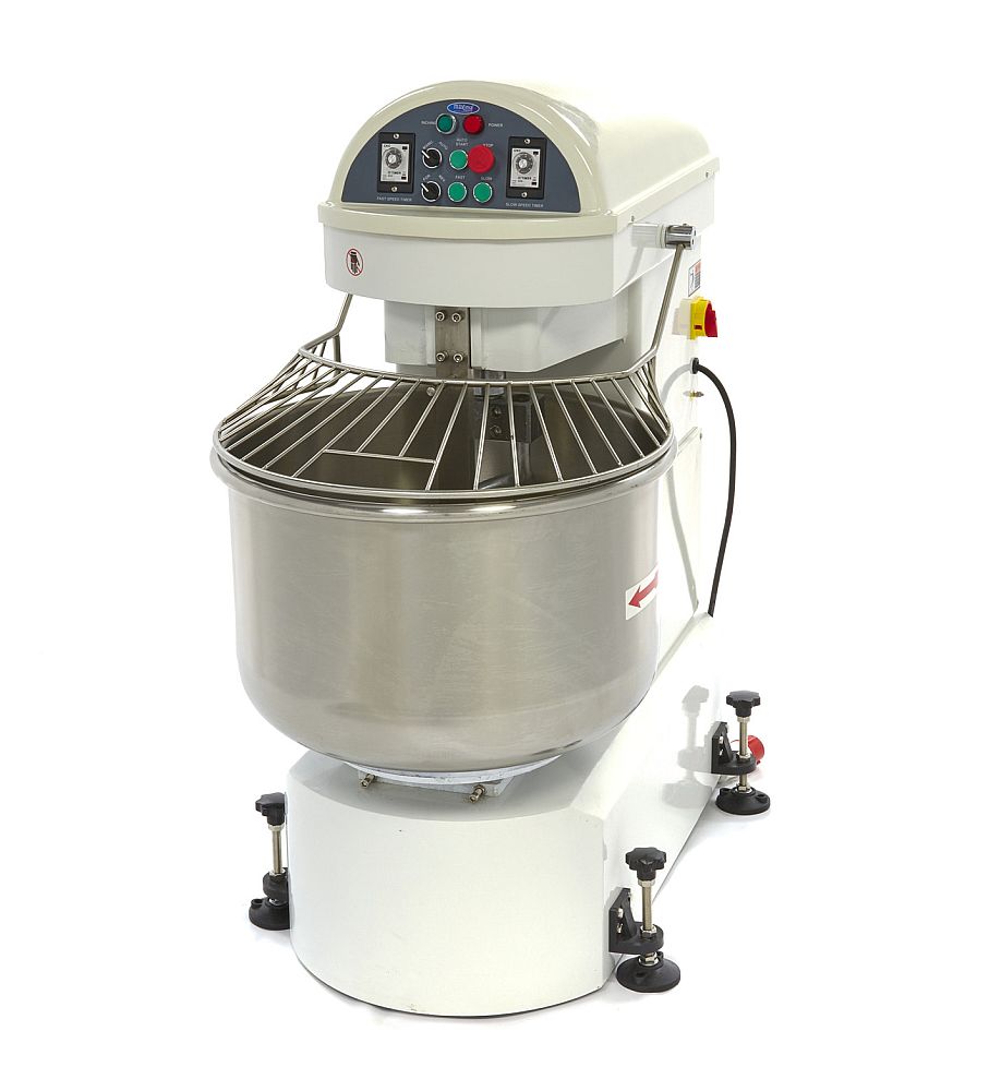 Professional dough mixer with spiral arm, with powerfull motor and 2 speeds