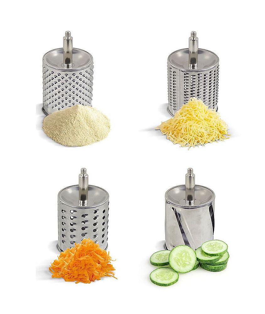 Italian Stainless steel grater with sealed container for cheese