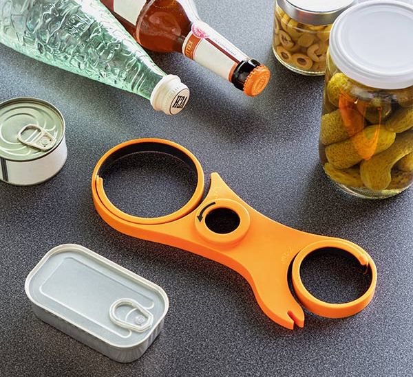  3 Pieces Multifunctional Kitchen Bottle Opener Orange