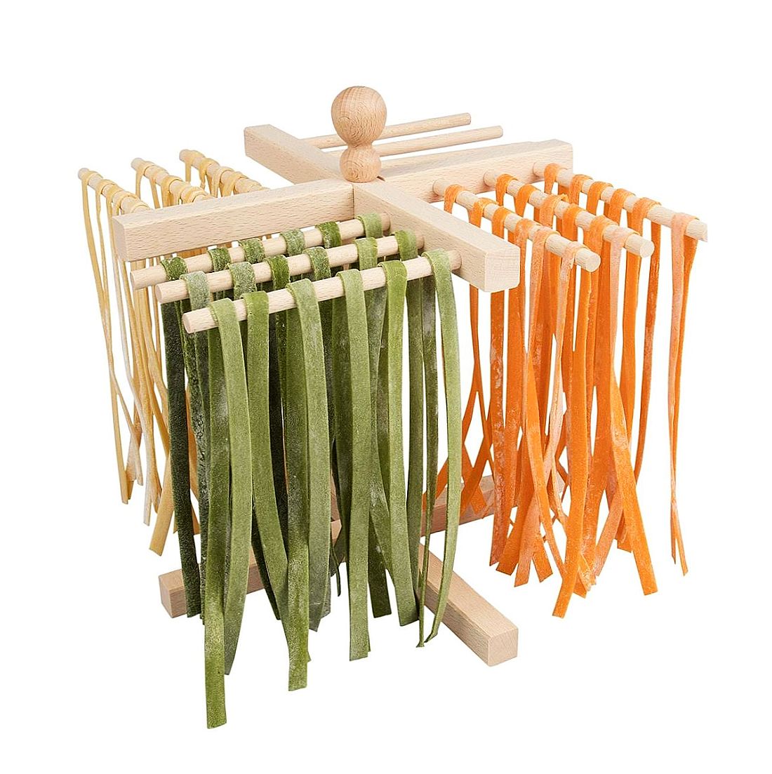 Buy Hardwood Pasta Drying Rack Designed to Work With Kitchenaid