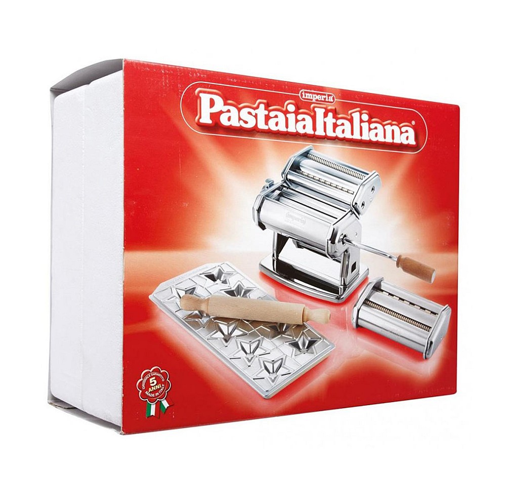 Imperia Pastaia Italiana Pasta Maker + Manual & Accessories Italy