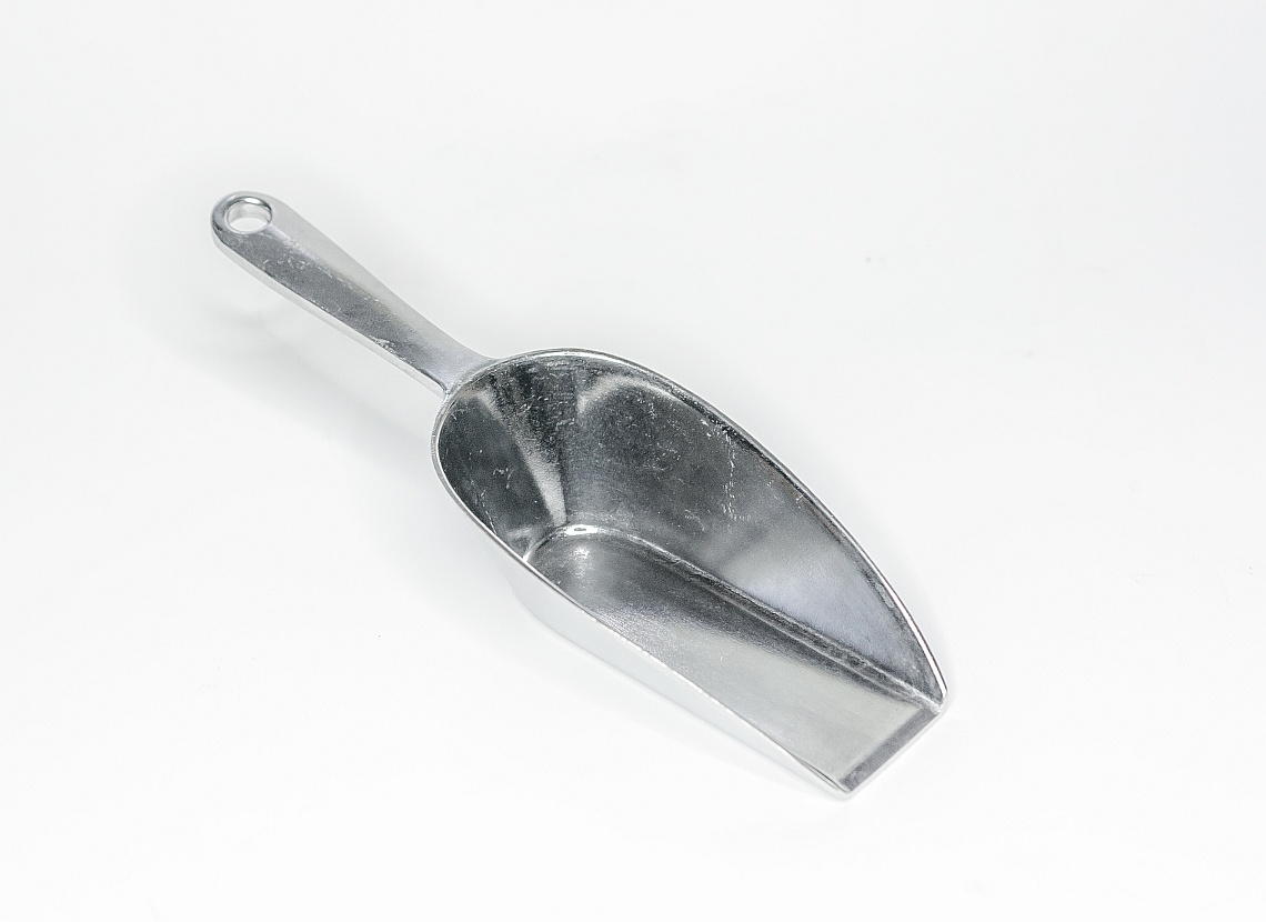 Vintage Metal Scoop Hand scoop general store scoop flour scoop metal kitchen