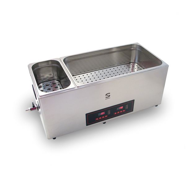 SAMMIC SVC-4/22D sous vide water bath with drain tap and stainless steel  structure